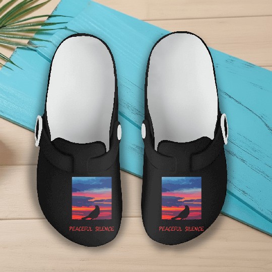 Peaceful Silence Slip On Clogs