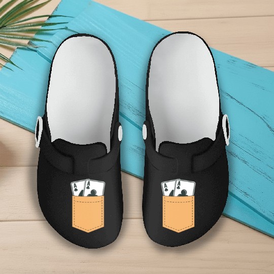 Poker Pocket Slip On Clogs