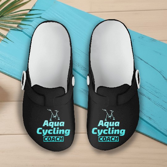 Aqua Cycling Swimming Pool Fitness Training Coach Slip On Clogs