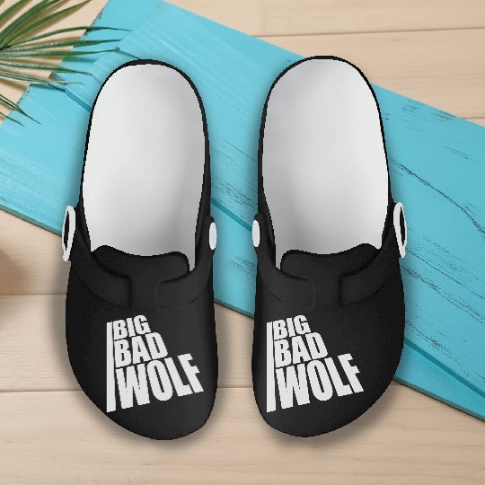big bad wolf quote Slip On Clogs