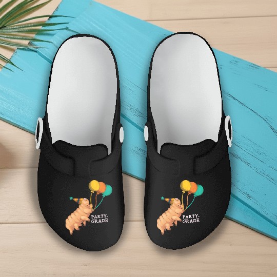 Party-Grade Moss Piglet Science Lover Tardigrade Slip On Clogs