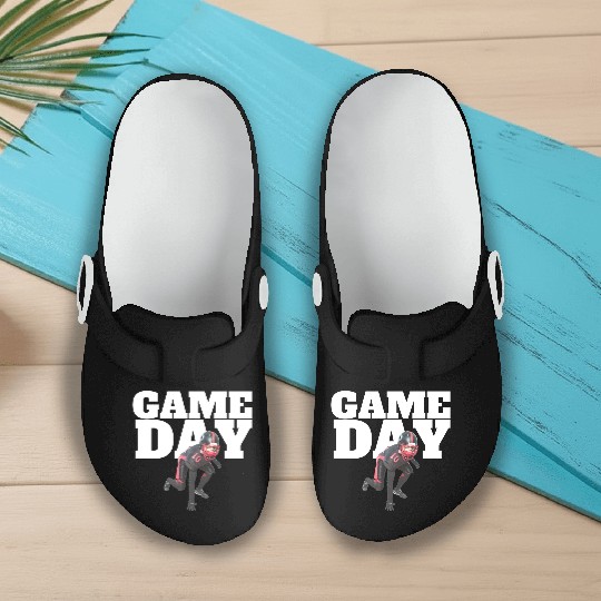 Game Day , Football Slip On Clogs Sunday Funday Slip On Clogs