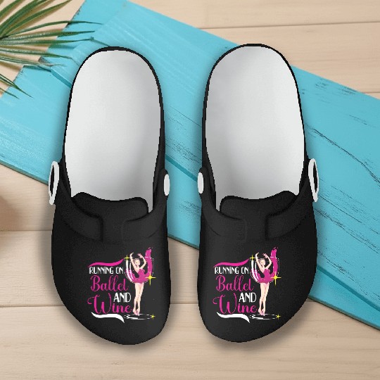 Ballet Ballerina Dance Dancer Dancing Ballet Gift Slip On Clogs