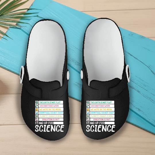 Earth Day Stand Up For Science Science Fiction Day Slip On Clogs
