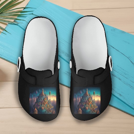 Psychedelic City 3 Slip On Clogs