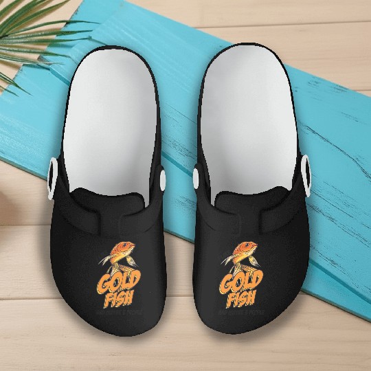 Like Goldfish And 3 People Carp Japan Aquarium Slip On Clogs