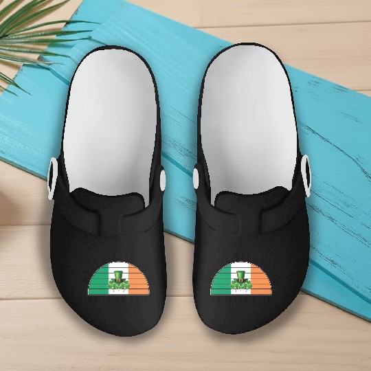 Most Likely To Do An Irish Exit Funny St Patrick Slip On Clogs