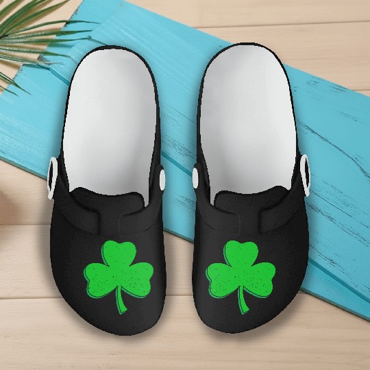 CLOVER LEAF GRUNGE Slip On Clogs