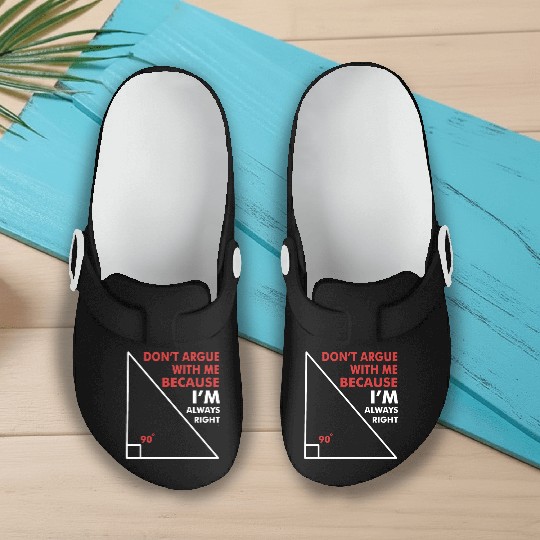 mathematics mathematician math teacher functions Slip On Clogs
