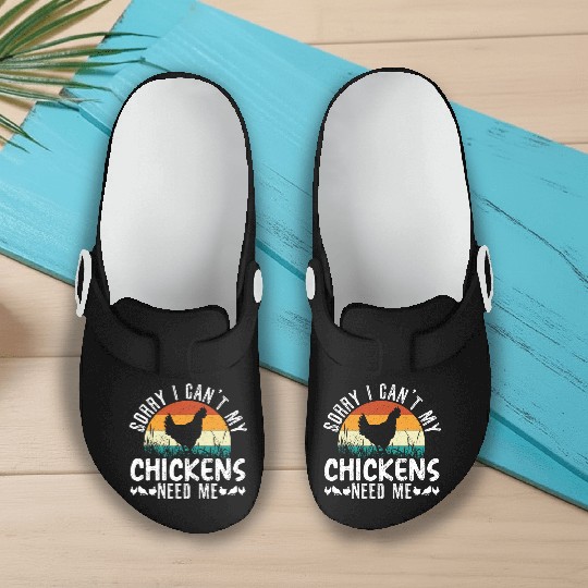 Chicken Farmer Chicken Whisperer Farm Animal Slip On Clogs