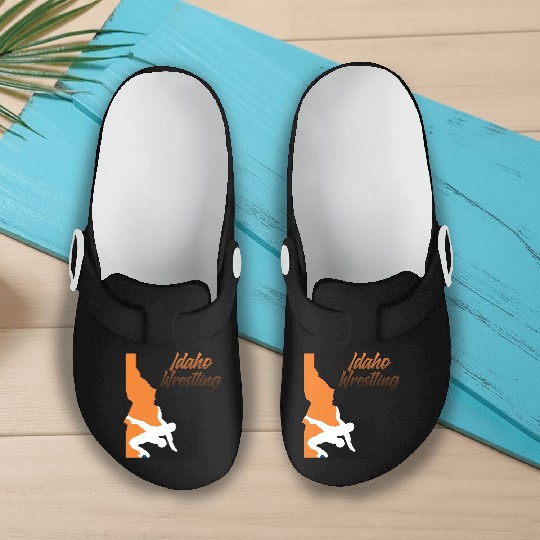 Idaho Wrestling (State Colors) Slip On Clogs
