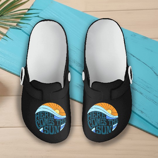 Here comes the sun Slip On Clogs