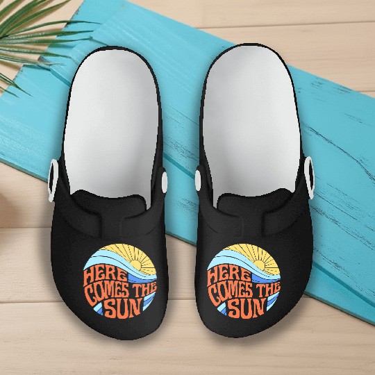 Here comes the sun Slip On Clogs