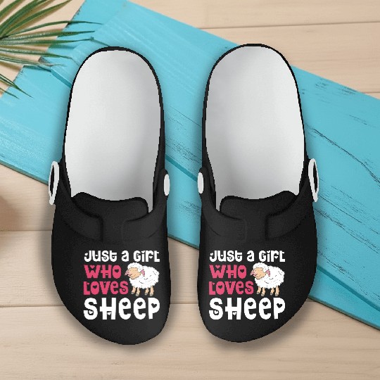 Cool Sheep For Women Girls Lamb Lover Sheep Slip On Clogs