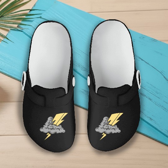 Lightning Bolt Slip On Clogs
