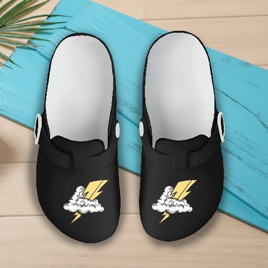 Lightning Bolt Slip On Clogs