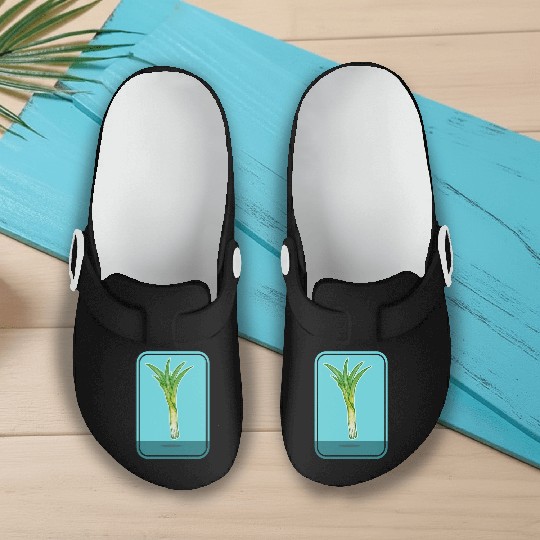 Leek Vegetable Plant Slip On Clogs