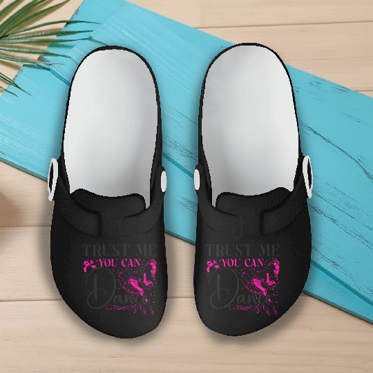 Ballet Dancer Dance Girl Ballerina Slip On Clogs