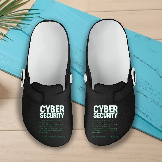 Cybersecurity Expert Programming Definition Slip On Clogs