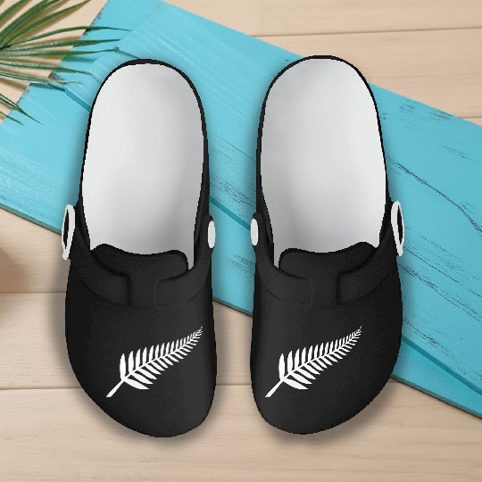 New Zealand Silver Fern Kiwi Pride Slip On Clogs