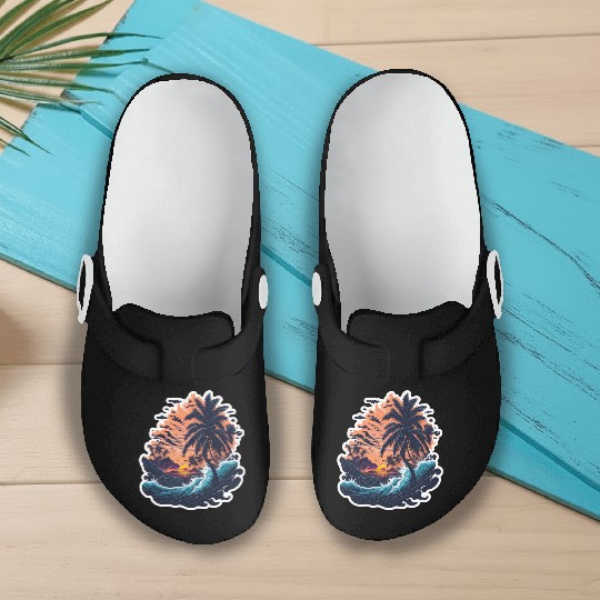 Sun, Beach and Wanderlust: Traveling Lover Slip On Clogs