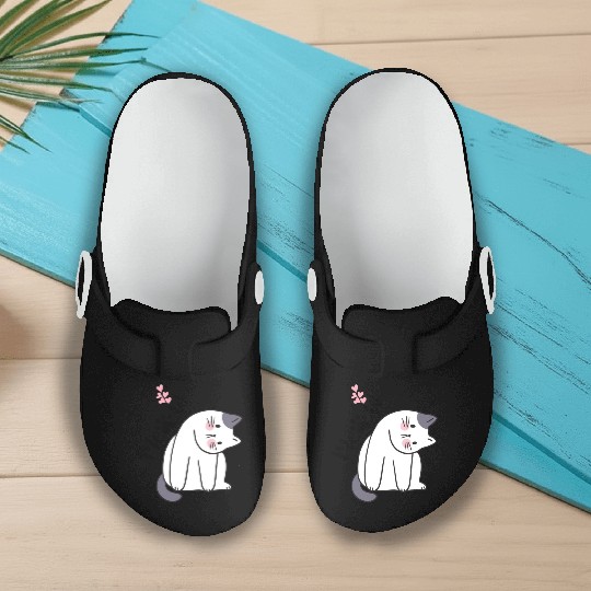 Meow | Cat Lover Slip On Clogs
