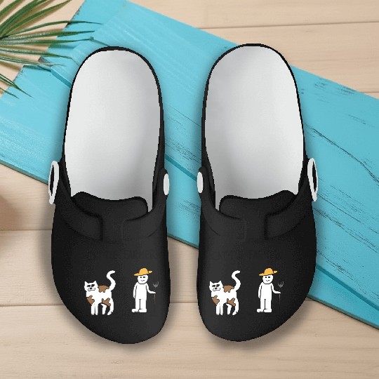 Cattle Cat Farmer Slip On Clogs