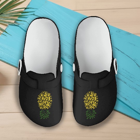 Pi Day Slip On Clogs, Pineapple Pi Day, Funny Math Lover