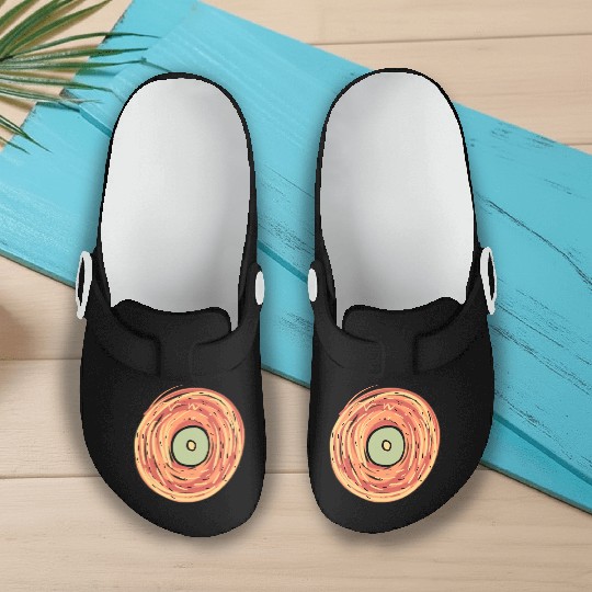 Vinyl Records Lover Idea Slip On Clogs