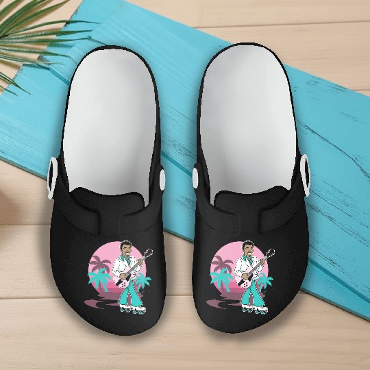 Breezin' on Wheels Retro Cartoon - Malibu Style Slip On Clogs