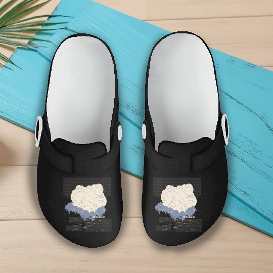 Ying And Yang Peace Of Mind Yoga Sayings Slip On Clogs