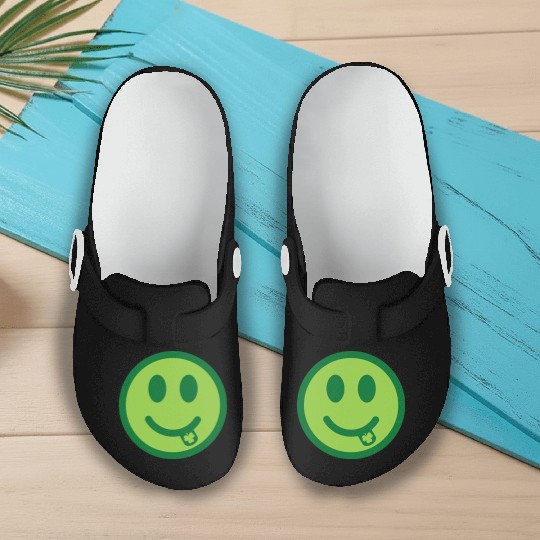 Irish Funny Face Slip On Clogs