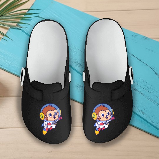 Flying Monkey Astronaut Slip On Clogs