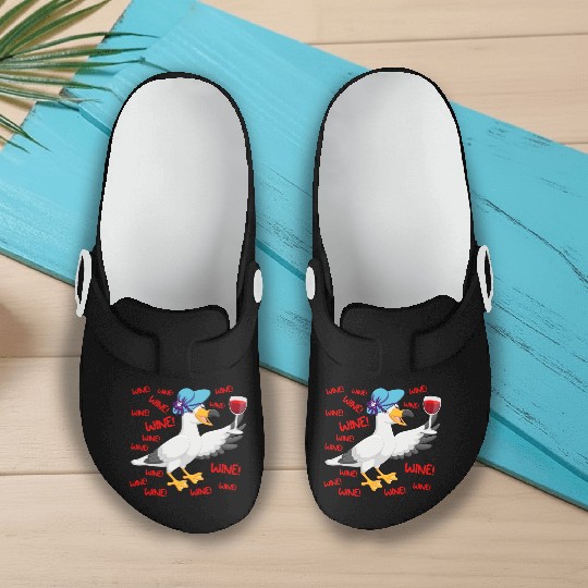 Seagull Slip On Clogs Wine Lover North German Seagulls
