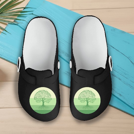 tree of life Slip On Clogs