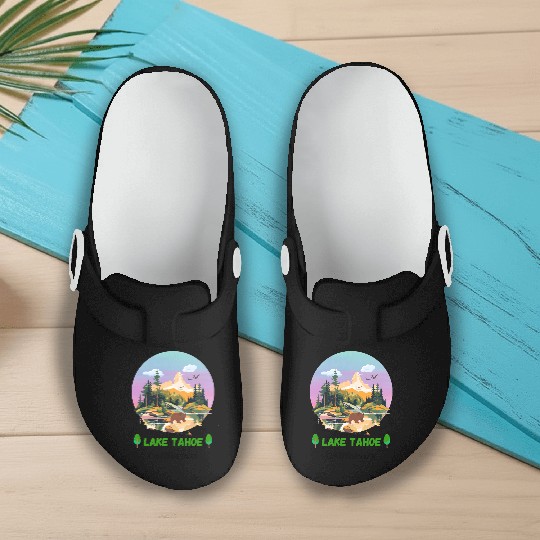 Lake Tahoe California Slip On Clogs