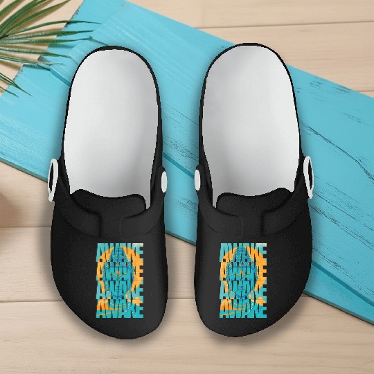 Awake buddha Slip On Clogs