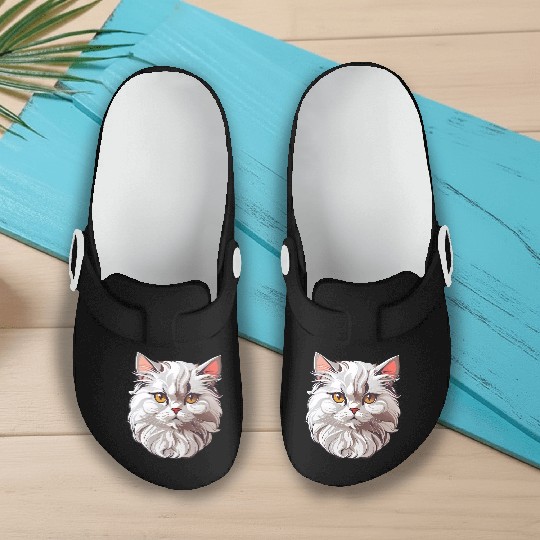 Persian Cat Slip On Clogs