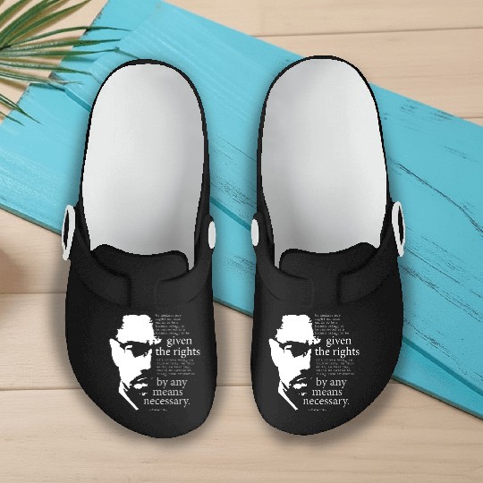Black History Month the best quote Slip On Clogs