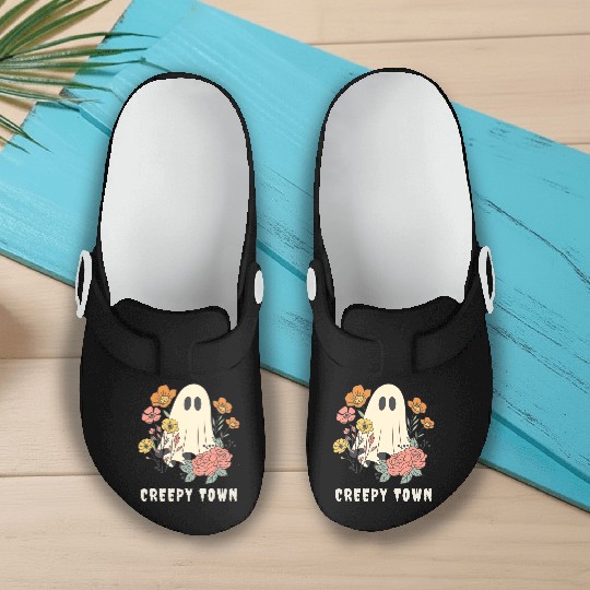 Boo Ghost - Creepy town Slip On Clogs