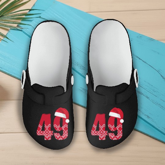 49 Birthday Years - Congratulations Forty Nine Slip On Clogs