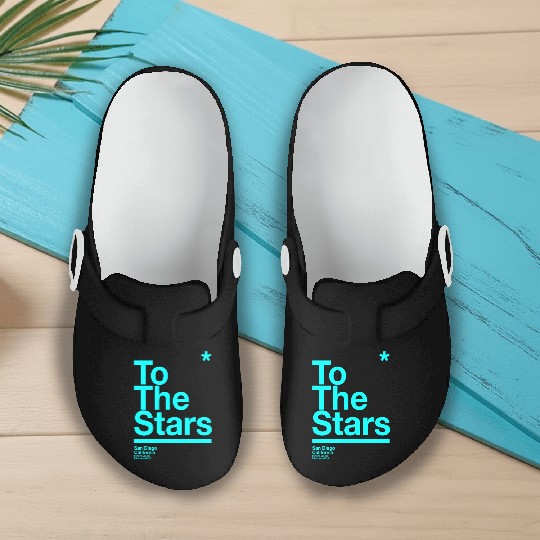 To The Stars Light Blue Slip On Clogs