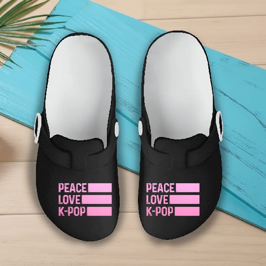 K-Pop Fan Gift Korean Pop Music Slip On Clogs