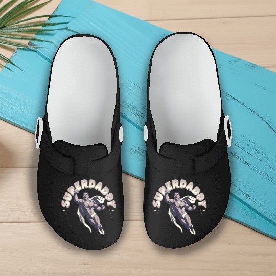 Superdaddy Dad Hero: Ideal Father's Day Gift Slip On Clogs