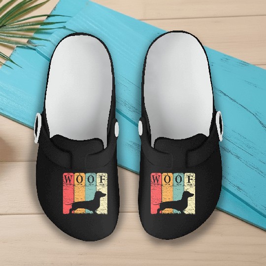 Dachshund Dog Periodic Table Elements Dog Lover Slip On Clogs
