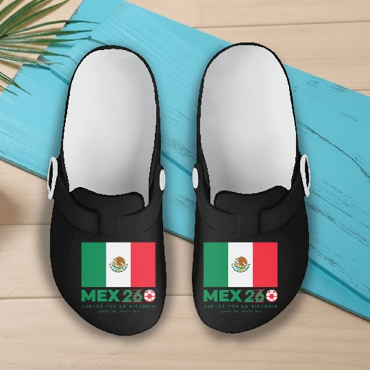 Mexico World Cup 2026 Slip On Clogs Soccer