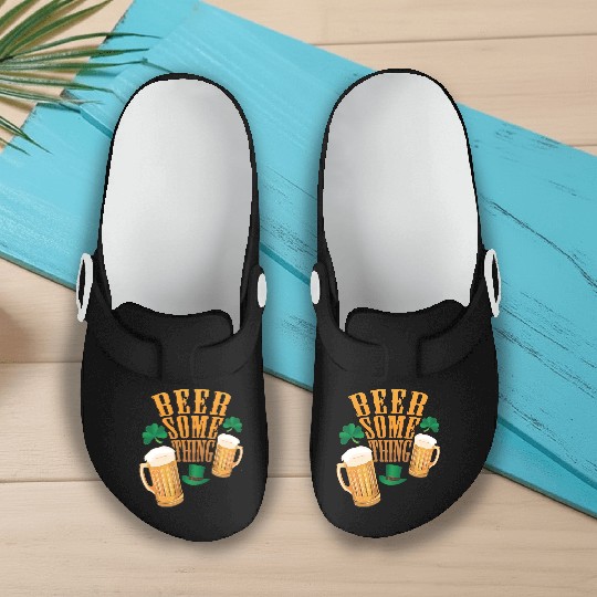 Beer Something Slip On Clogs