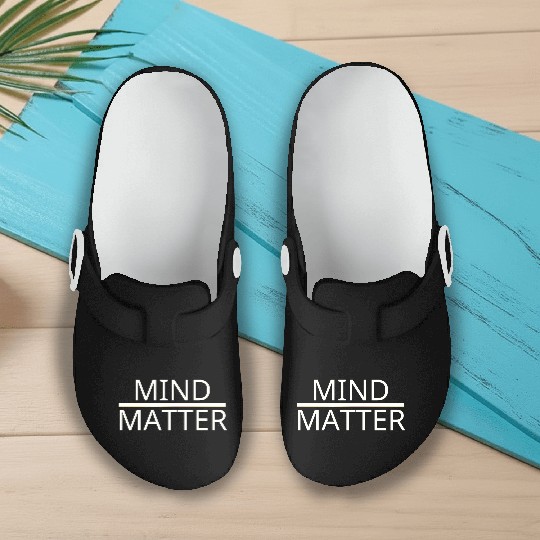 Motivational Thinking Psychology Slip On Clogs