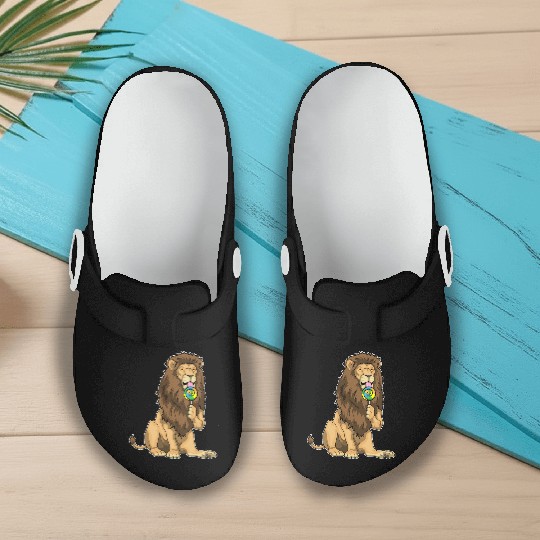 Lion Lollipop Slip On Clogs