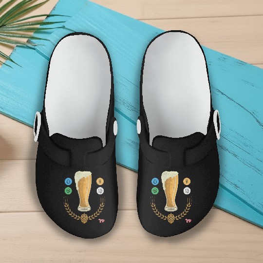 beer Slip On Clogs
